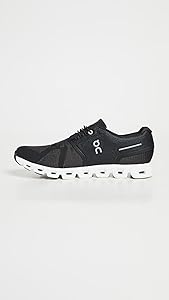 Amazon.com | On Men's Cloud 5 Sneakers, Black/White, 8